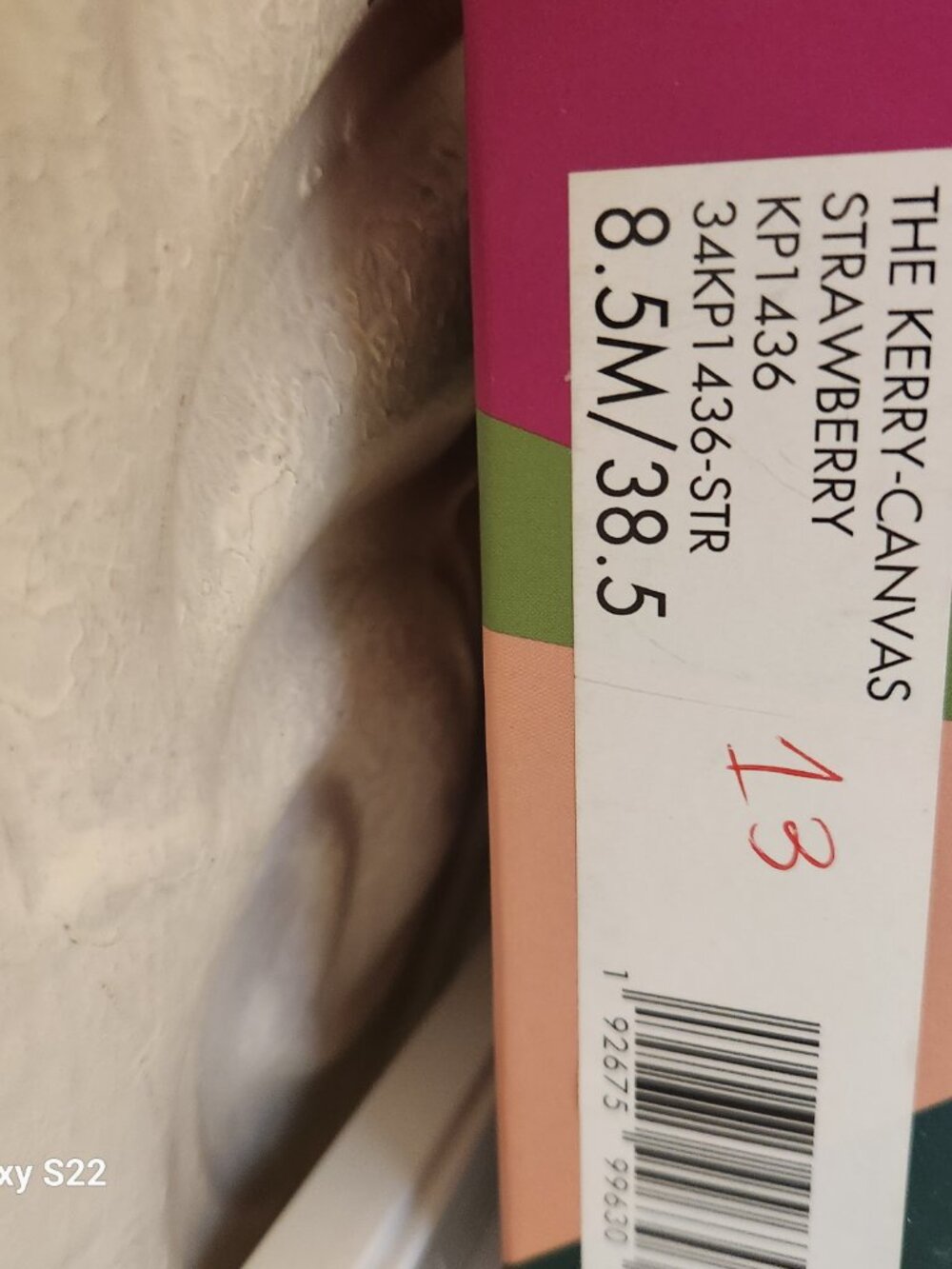 Katy Perry "The Kerry" Canvas Strawberry Slip In Sneakers. Nib. Size 8.5 — image 5 of 8